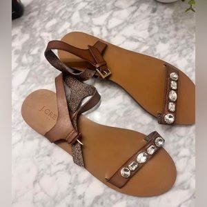J. Crew Sandals sz 9 new never worn